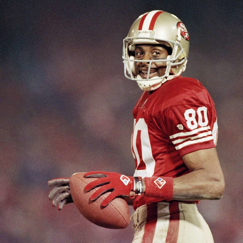 NFL on FOX - Three players have recorded a reception while being age 40 or  older… Jerry Rice has a pretty good gap on the other two 😅 (San Francisco  49ers